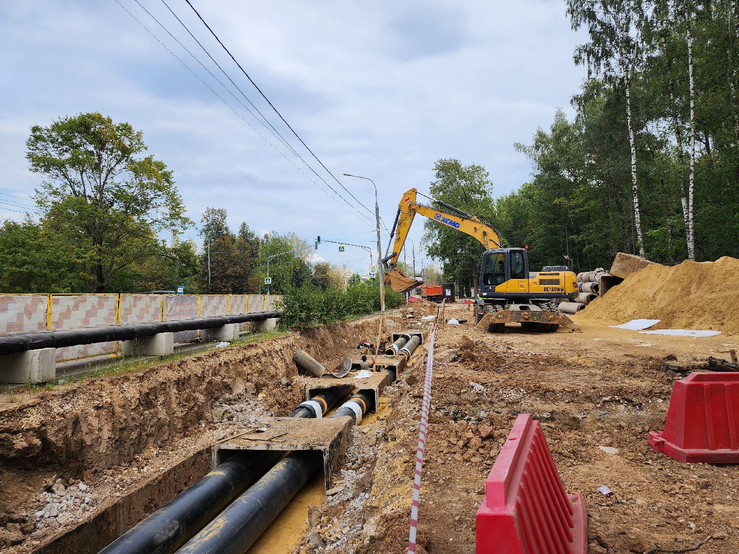 ремонт теплосетей, модернизация сети теплоснабжения, ремонт тепловых сетей, теплотрасса видное, ленинский округ жкх теплосеть, строительство перемычки теплосети,капитальный ремонт теплосетей,