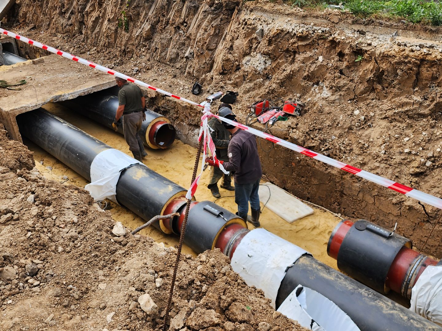 ремонт теплосетей, модернизация сети теплоснабжения, ремонт тепловых сетей, теплотрасса видное, ленинский округ жкх теплосеть, строительство перемычки теплосети,капитальный ремонт теплосетей,