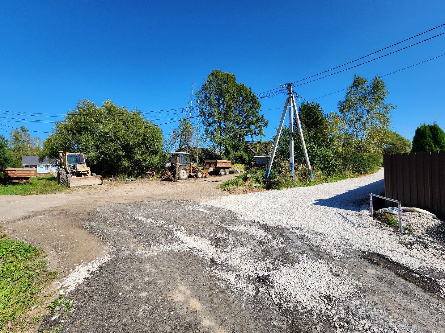 Чехов, село Стремилово, улица Лесная, обустройство дороги, переходный тип покрытия, дорожный ремонт, многодетные семьи,