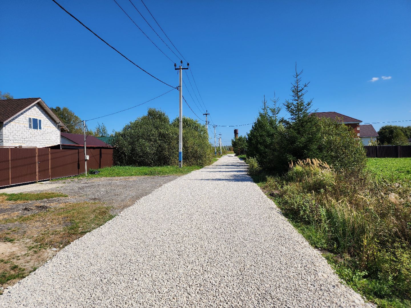 Чехов, село Стремилово, улица Лесная, обустройство дороги, переходный тип покрытия, дорожный ремонт, многодетные семьи,