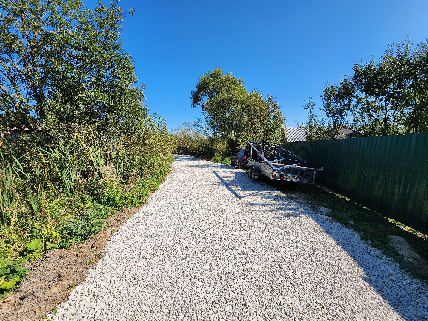 Чехов, село Стремилово, улица Лесная, обустройство дороги, переходный тип покрытия, дорожный ремонт, многодетные семьи,