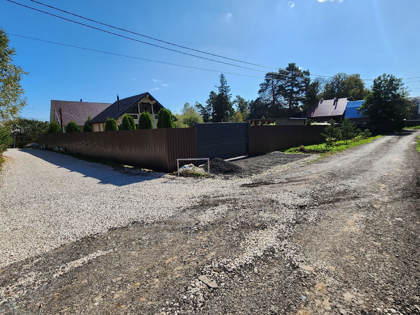 Чехов, село Стремилово, улица Лесная, обустройство дороги, переходный тип покрытия, дорожный ремонт, многодетные семьи,