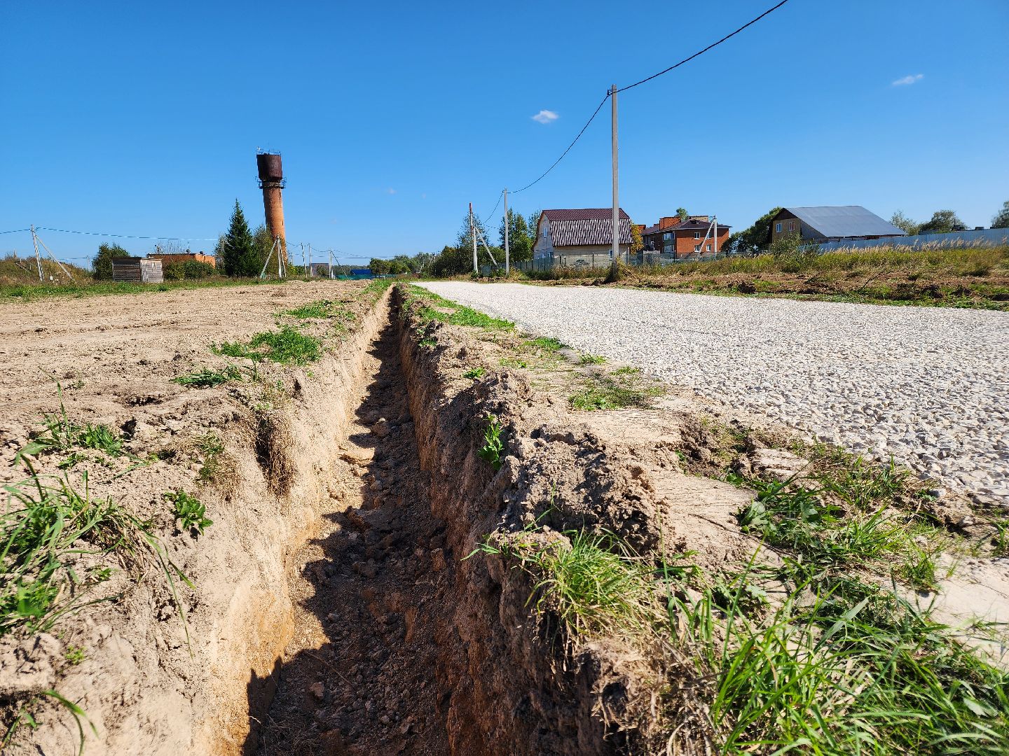 Чехов, село Стремилово, улица Лесная, обустройство дороги, переходный тип покрытия, дорожный ремонт, многодетные семьи,