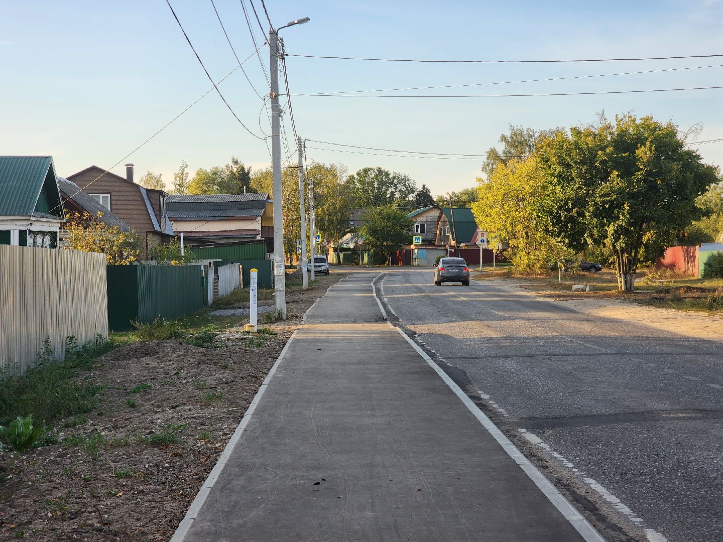 Коломна, Озеры, тротуар,