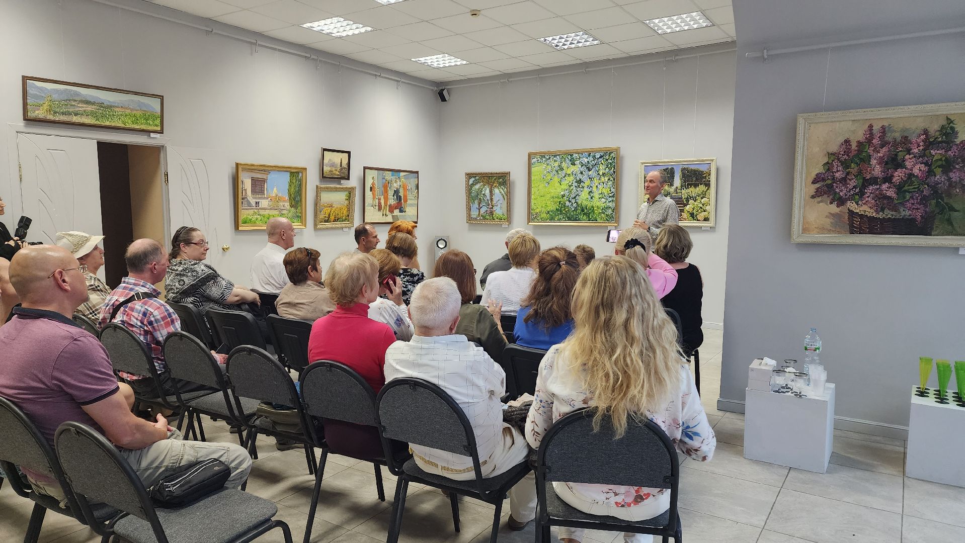 художественная выставка, Лобня, картины,живопись,