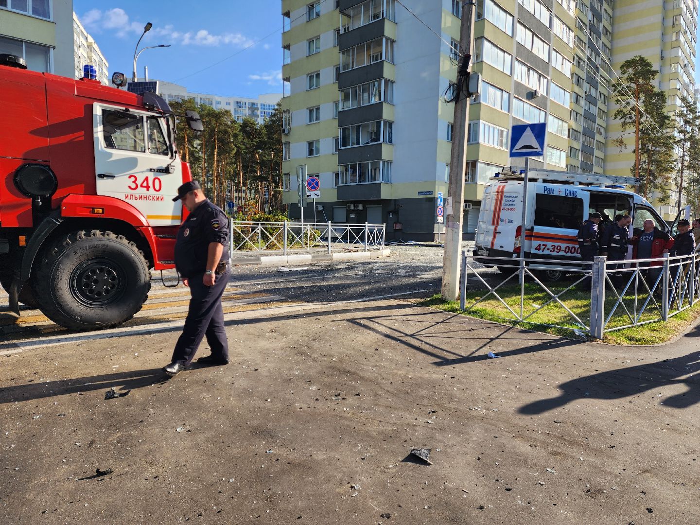 раменское, чп, атака беспилотников в городе раменское, пункт временного размещения на улице высоковольтной,