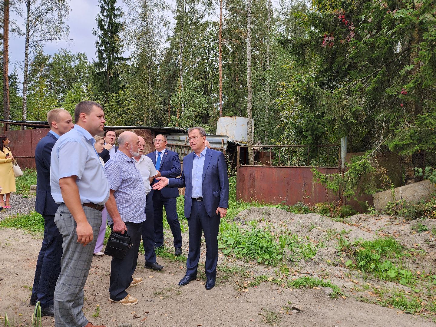 электроугли, власть, благоустройство, деревня марьино, тропа здоровья, жители, общество, оперативный объезд,