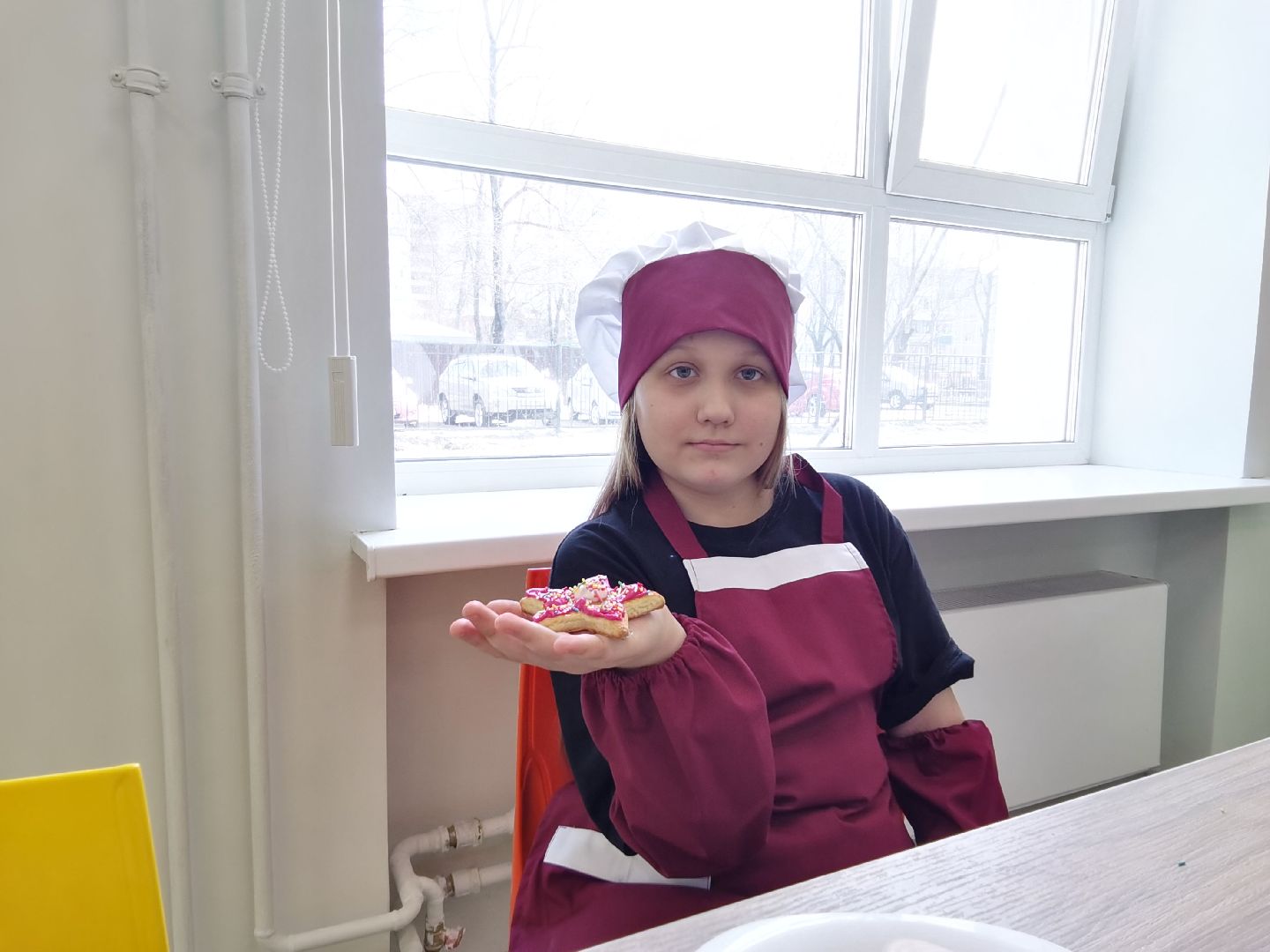 Балашиха, День космонавтики, школа №8 для детей с ОВЗ, печенье в виде звёзд, мастер-класс, комбинат питания