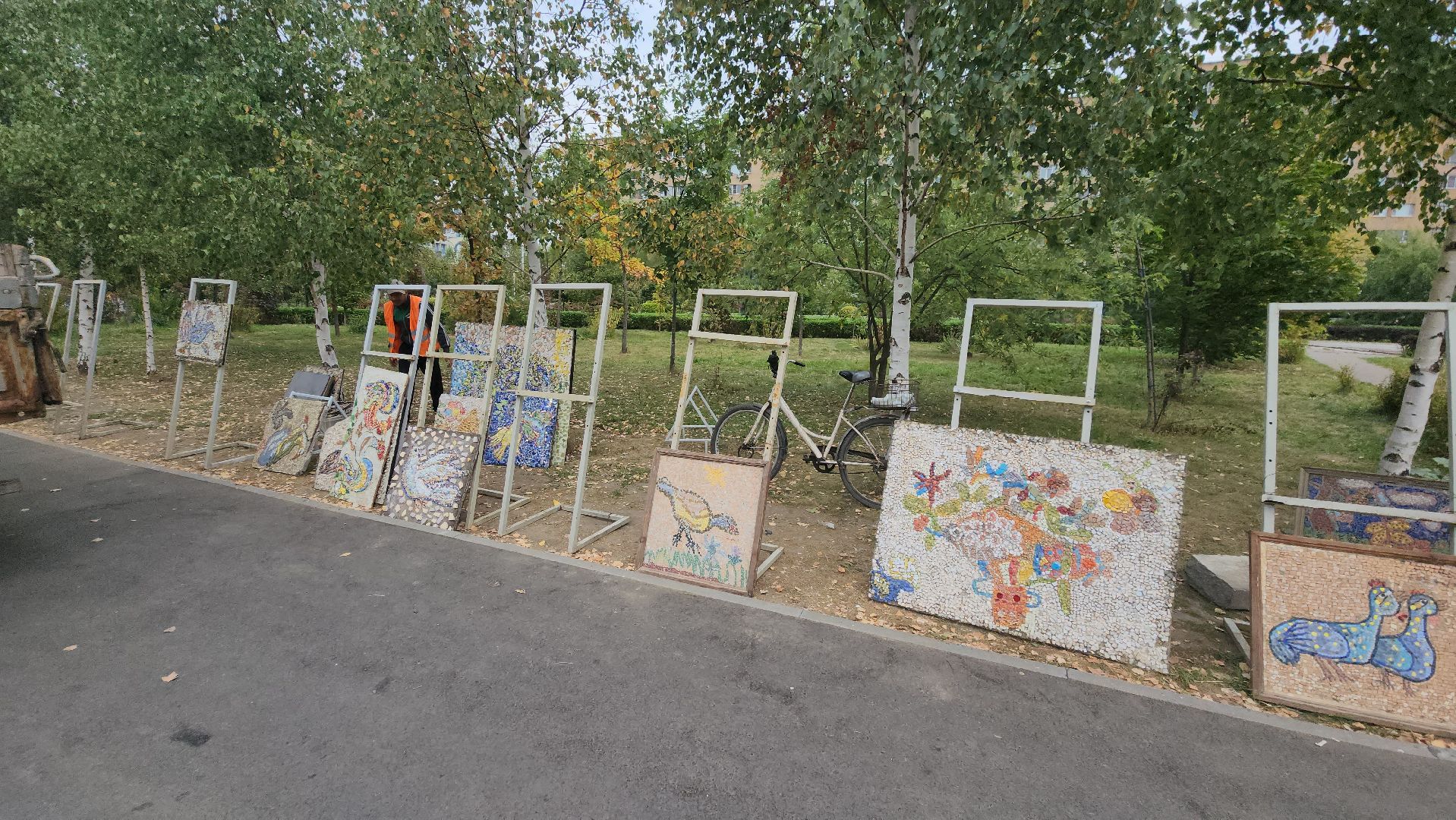 Школа мозаики, Лобня, Выставка,