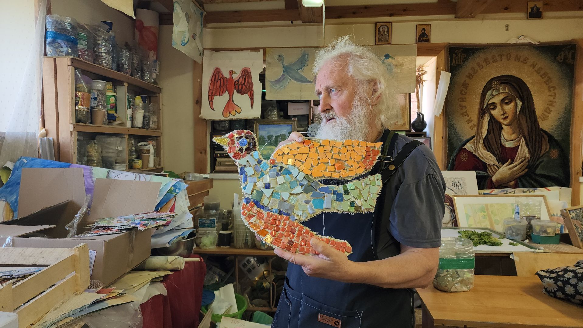 Школа мозаики, Лобня, Выставка,