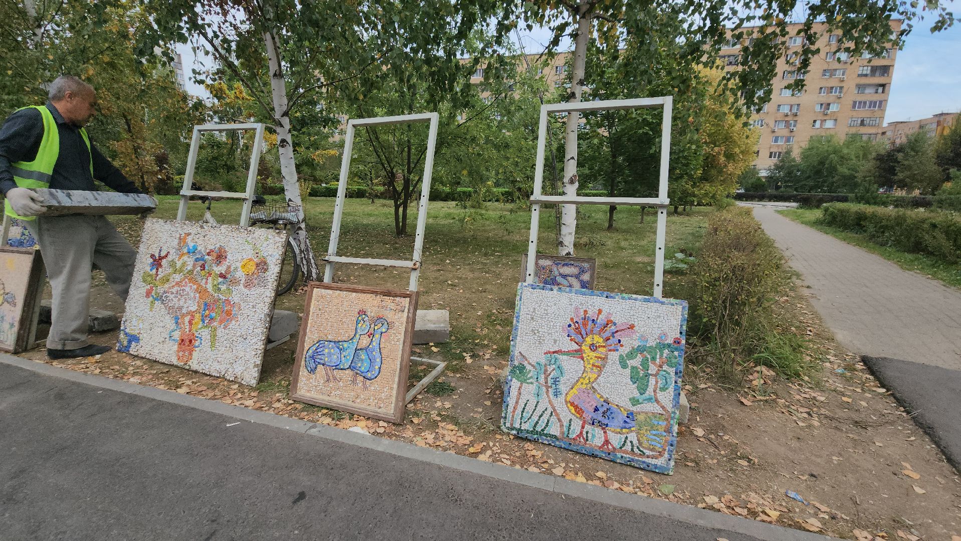 Школа мозаики, Лобня, Выставка,