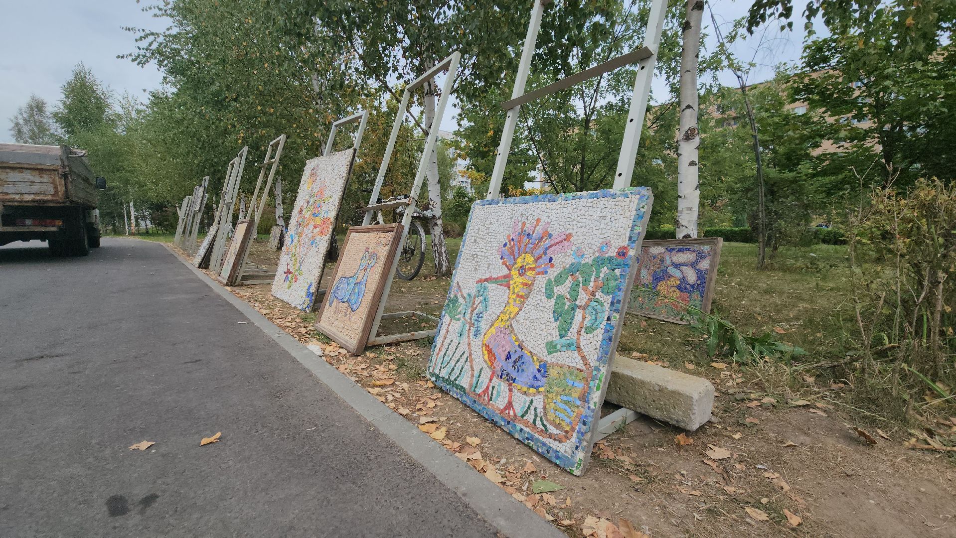 Школа мозаики, Лобня, Выставка,