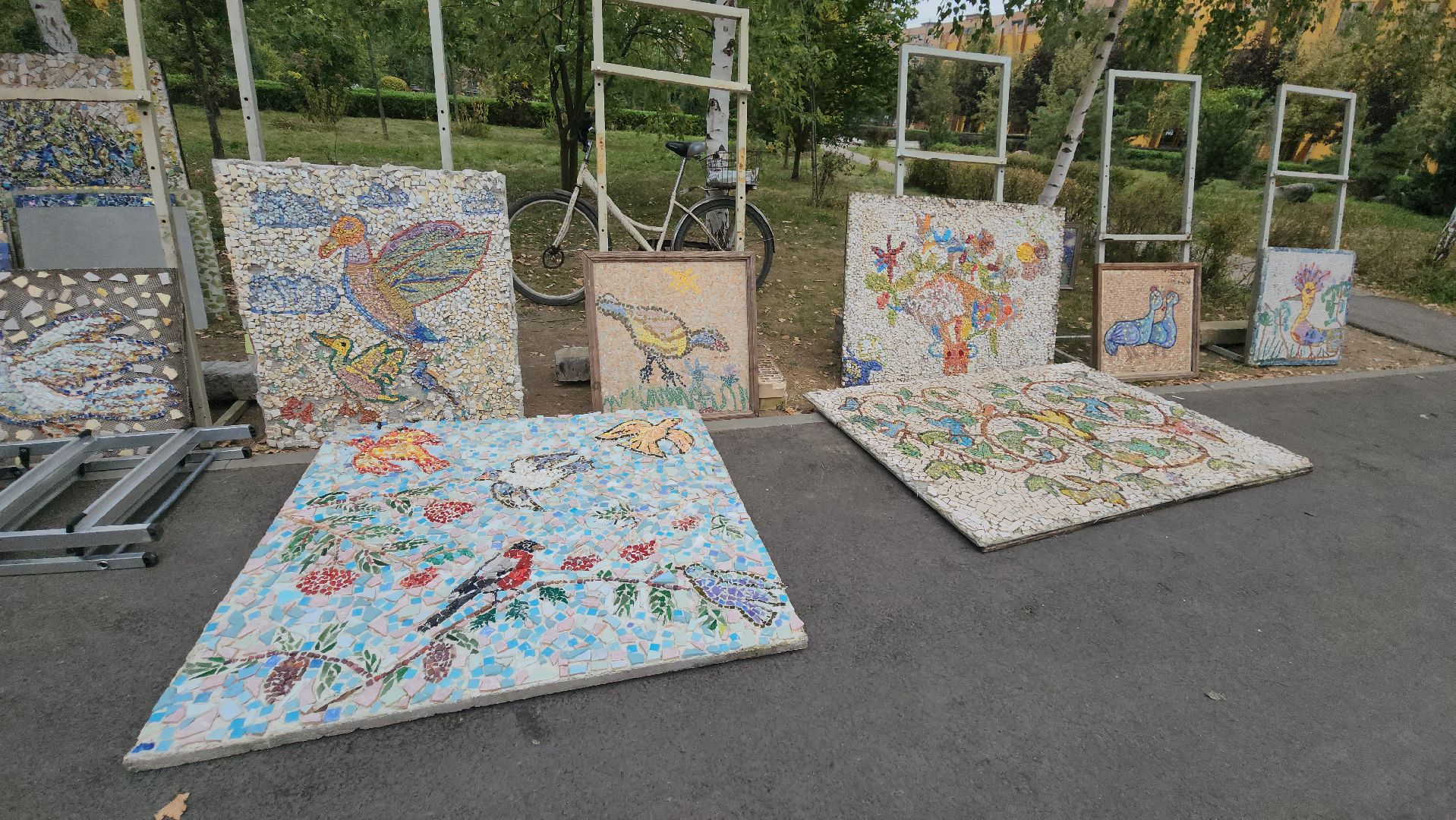 Школа мозаики, Лобня, Выставка,