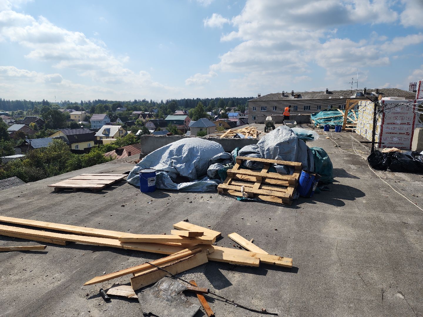 ремонт кровли, тучково, фонд капитального ремонта мкд, руза, рузский городской округ, московская область, подмосковье,