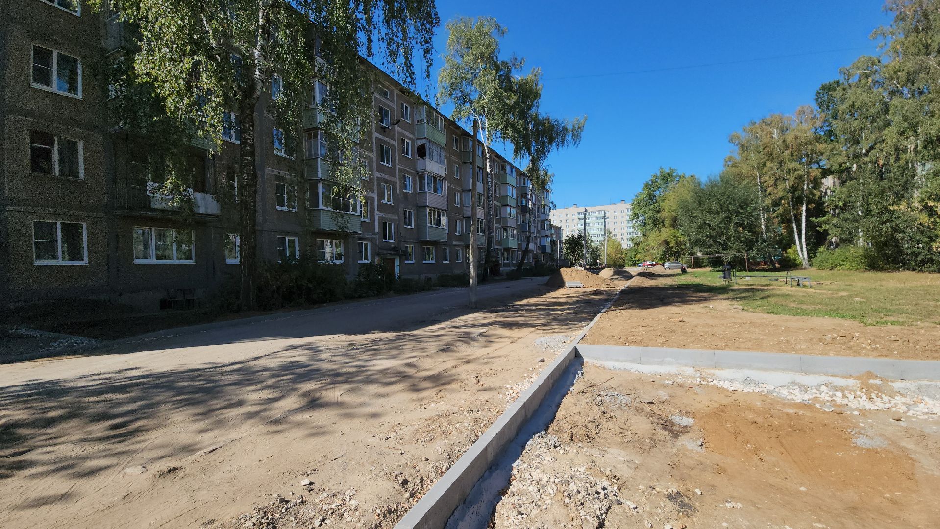 егорьевск, дворы, благоустройство, проезд, асфальт,