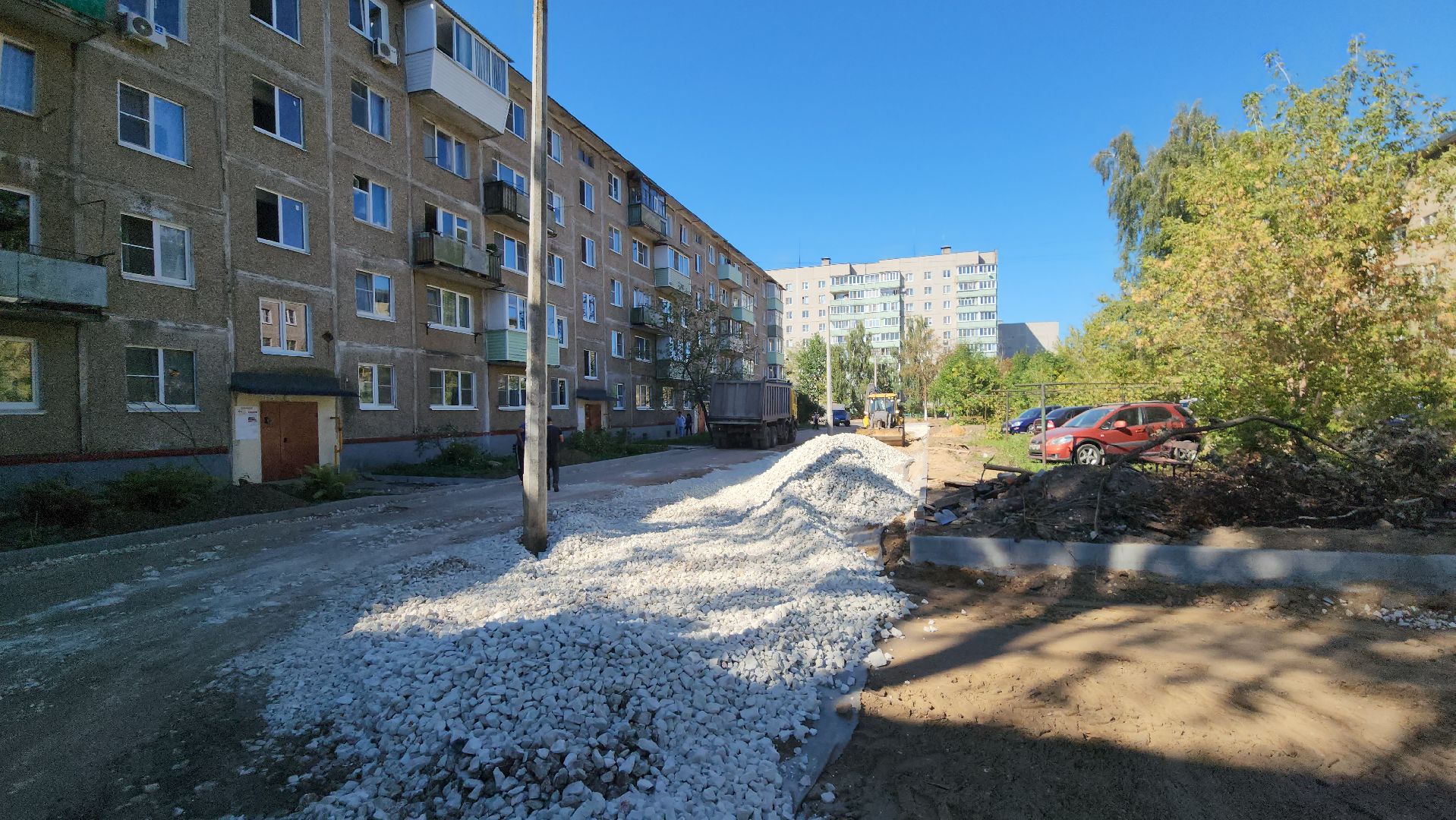 егорьевск, дворы, благоустройство, проезд, асфальт,