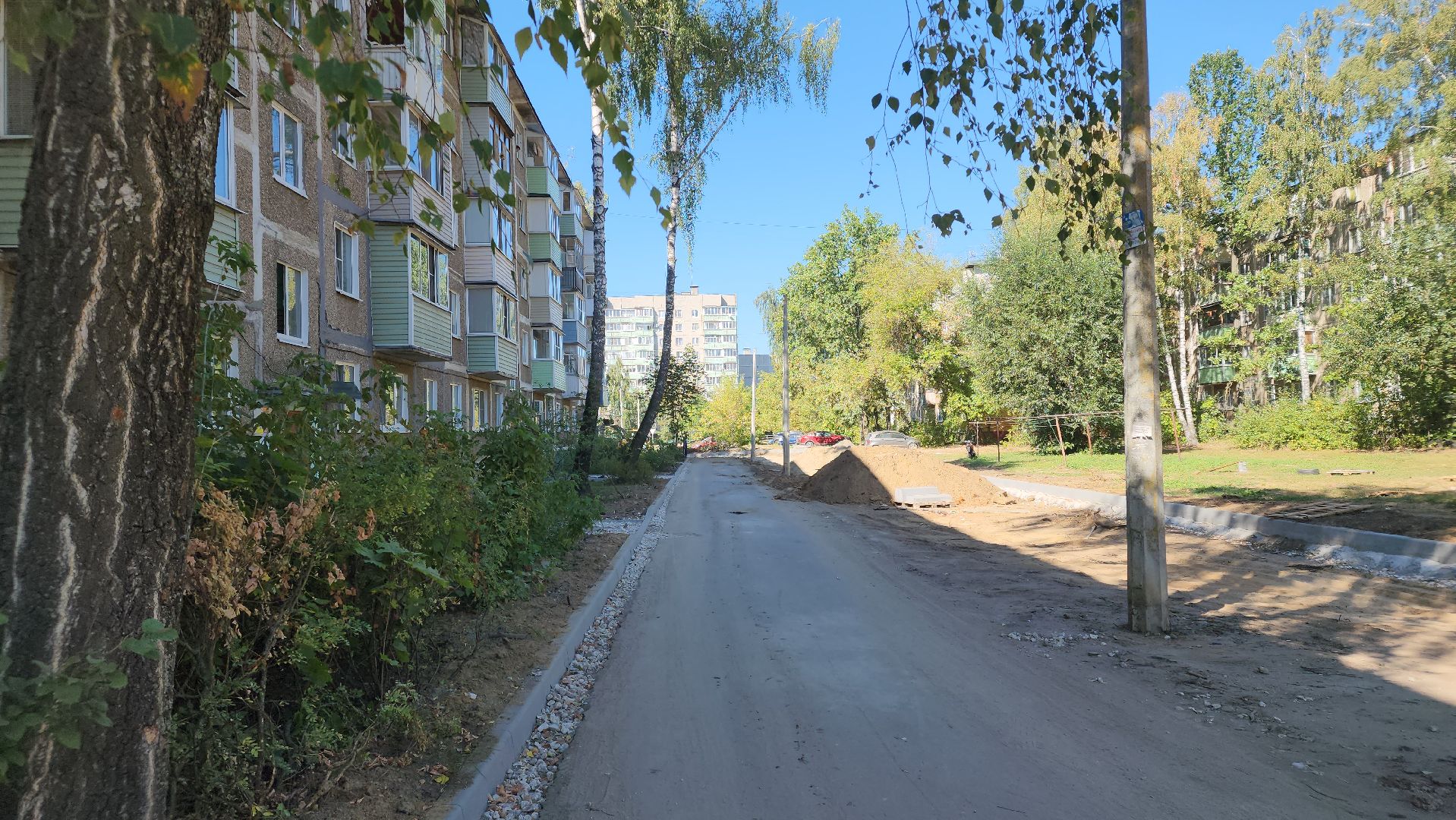 егорьевск, дворы, благоустройство, проезд, асфальт,