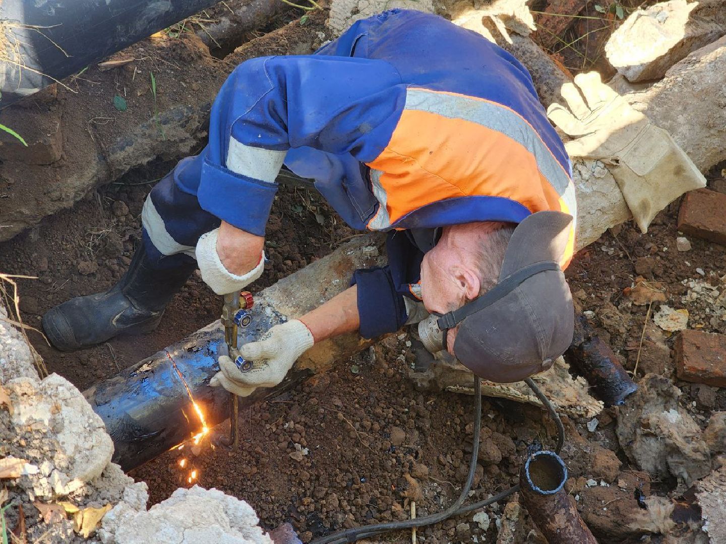 можайск, можайский городской округ, подмосковье, жкх, ремонт теплосетей, ао фплк, отопительный сезон, отопительный сезон 2024-2025,