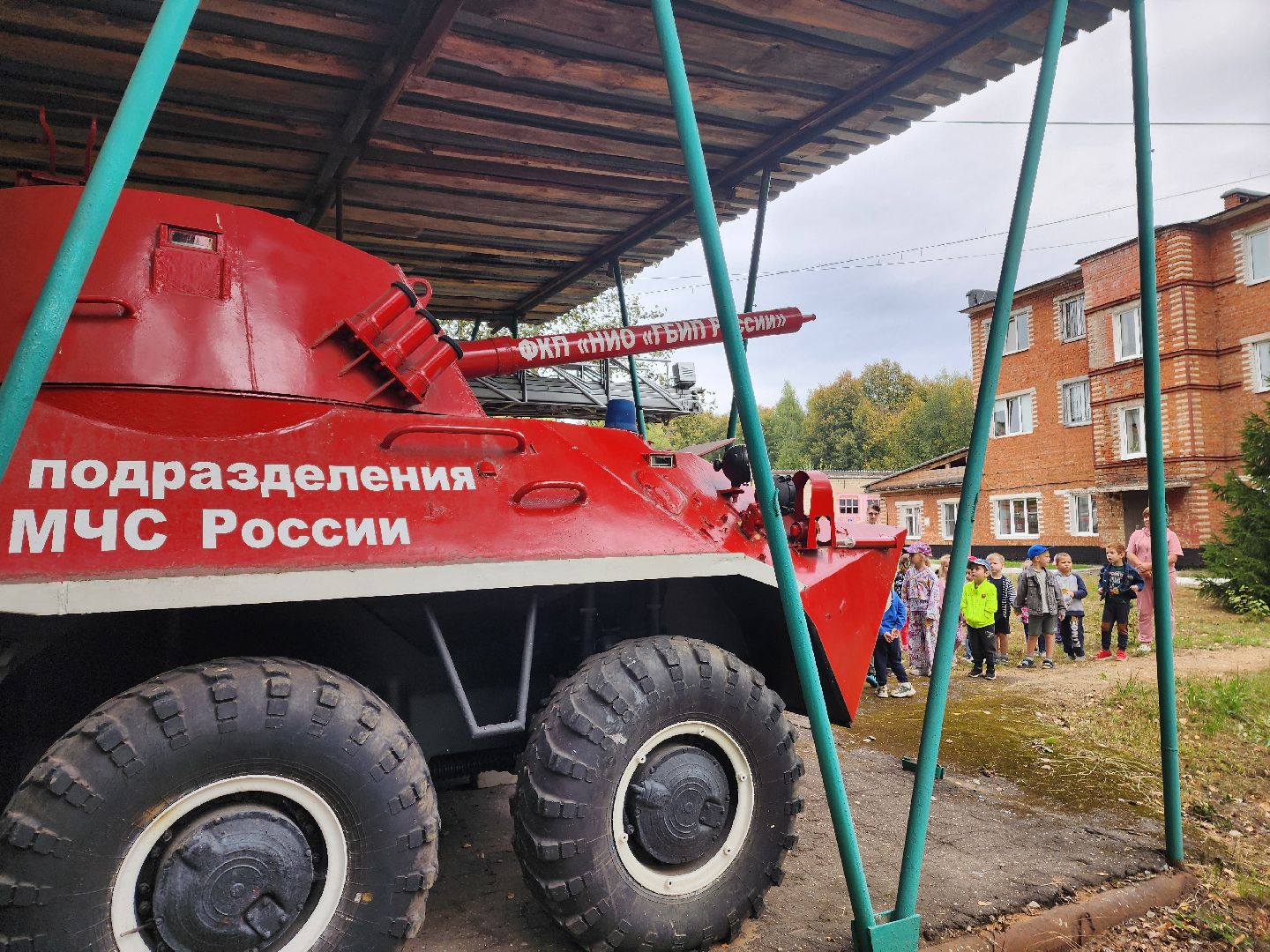 красноармейск, городской округ пушкинский, пожарная часть, экскурсия, дети,
