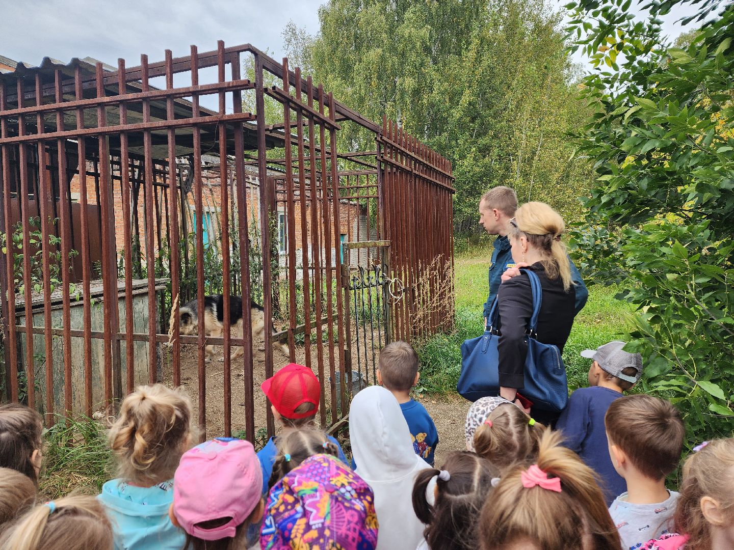 красноармейск, городской округ пушкинский, пожарная часть, экскурсия, дети,