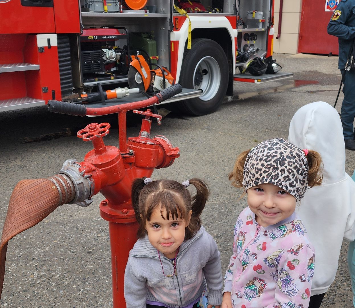 красноармейск, городской округ пушкинский, пожарная часть, экскурсия, дети,