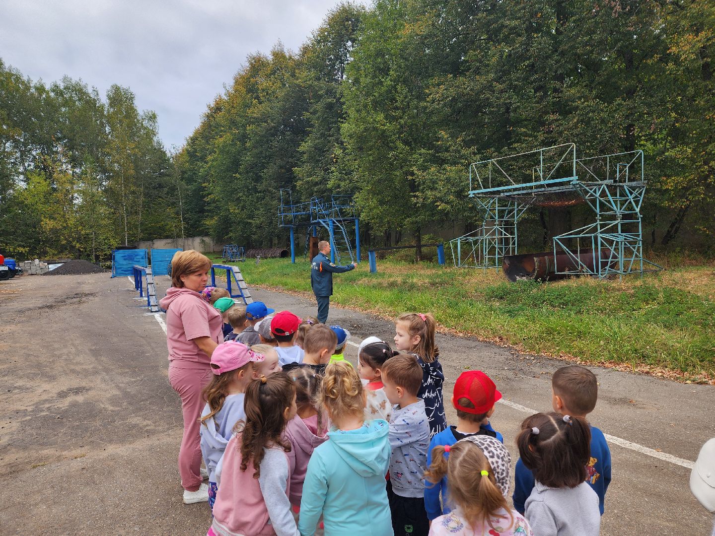 красноармейск, городской округ пушкинский, пожарная часть, экскурсия, дети,
