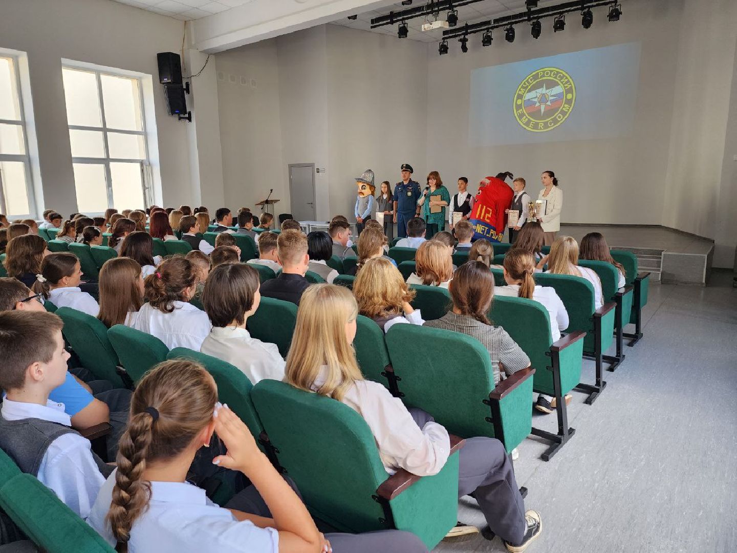 Солнечногорск, Школа, Ученики, пожарная безопасность, урок,