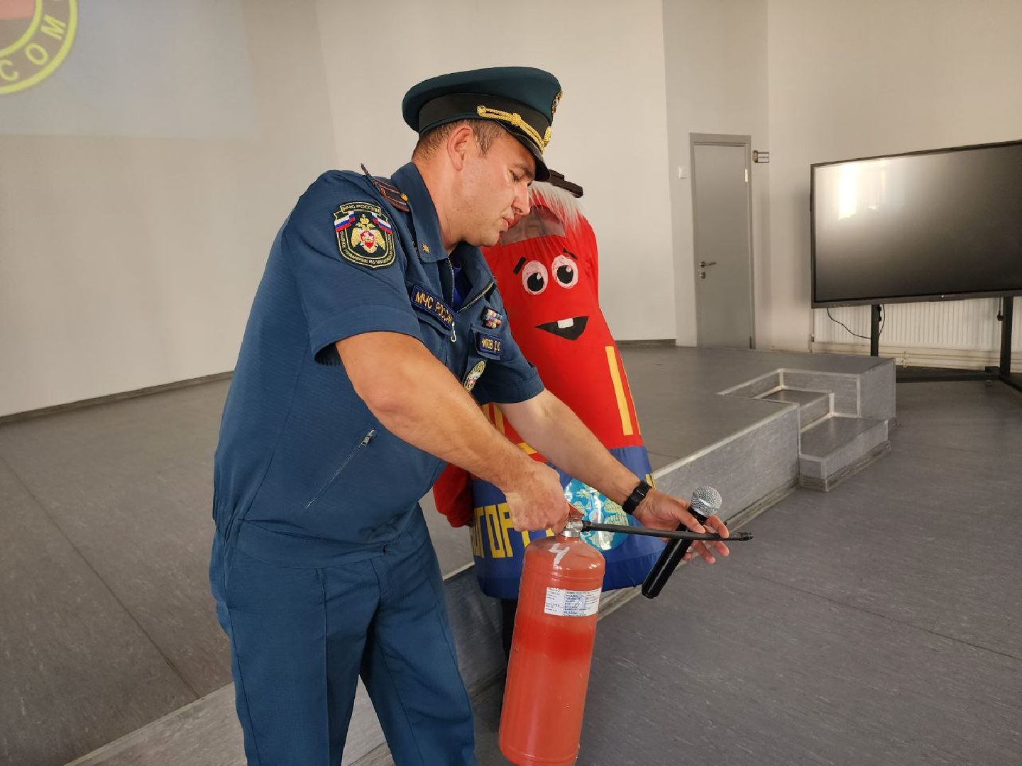 Солнечногорск, Школа, Ученики, пожарная безопасность, урок,