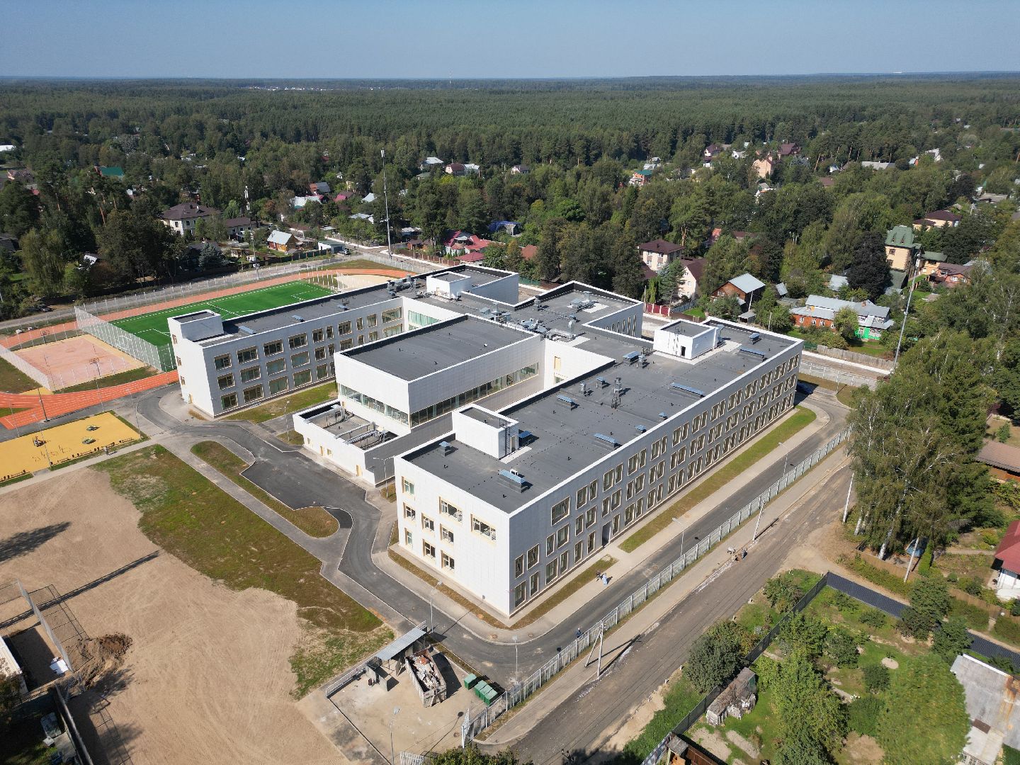 видео с коптера, школа, пушкинский,