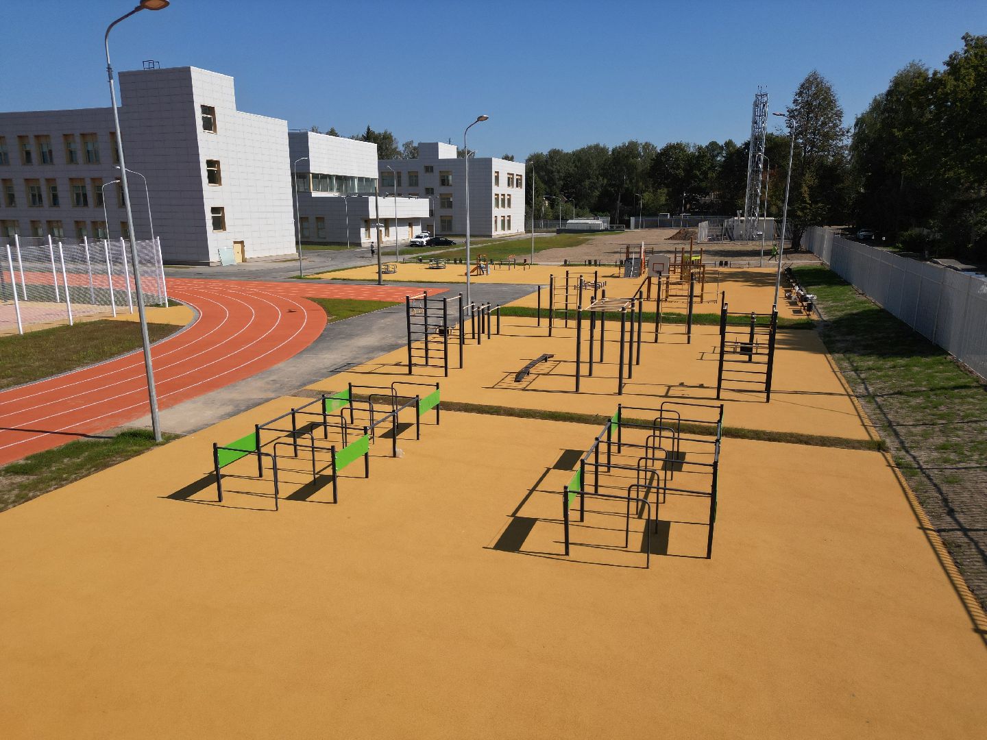 видео с коптера, школа, пушкинский,