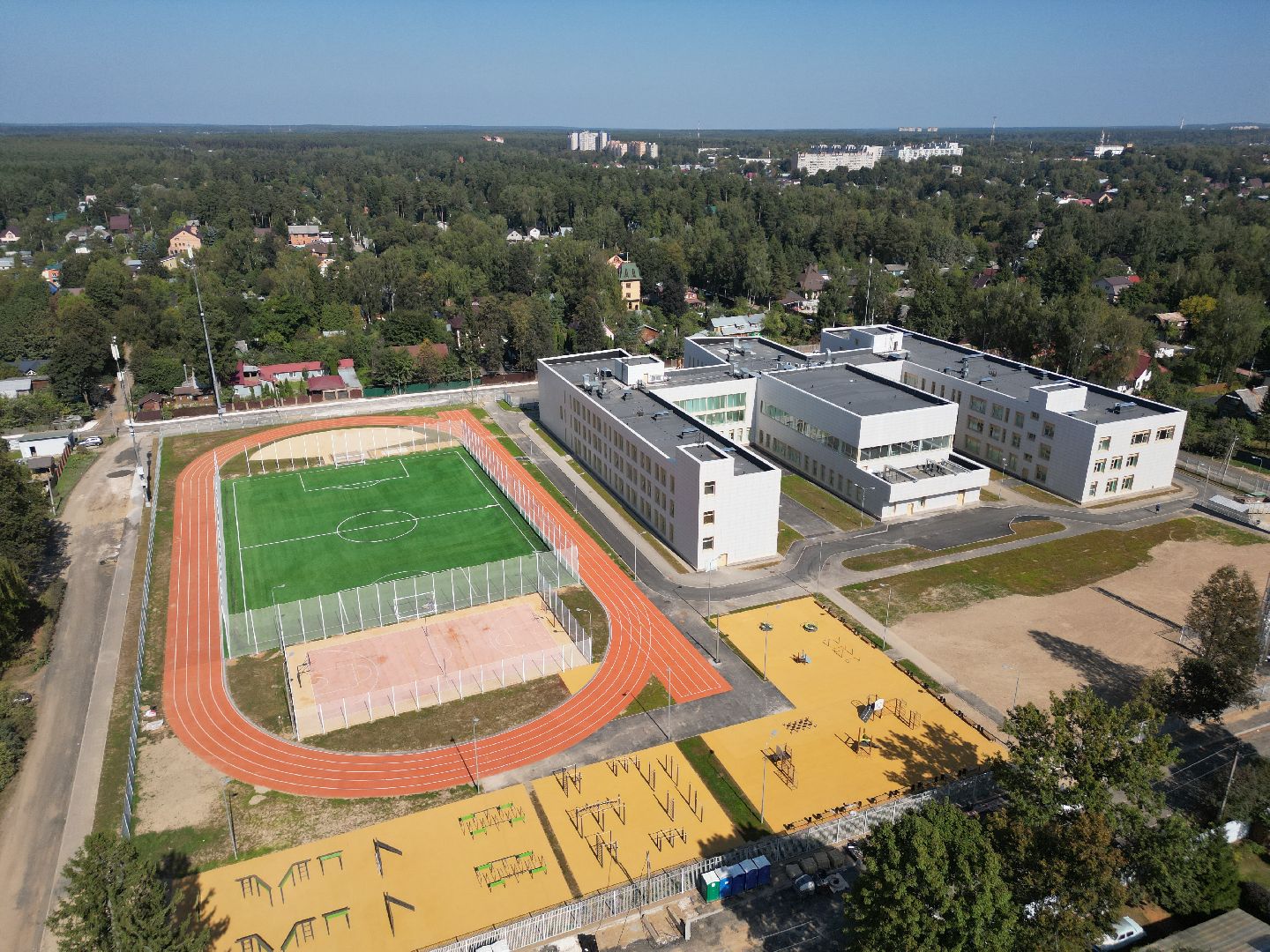 видео с коптера, школа, пушкинский,