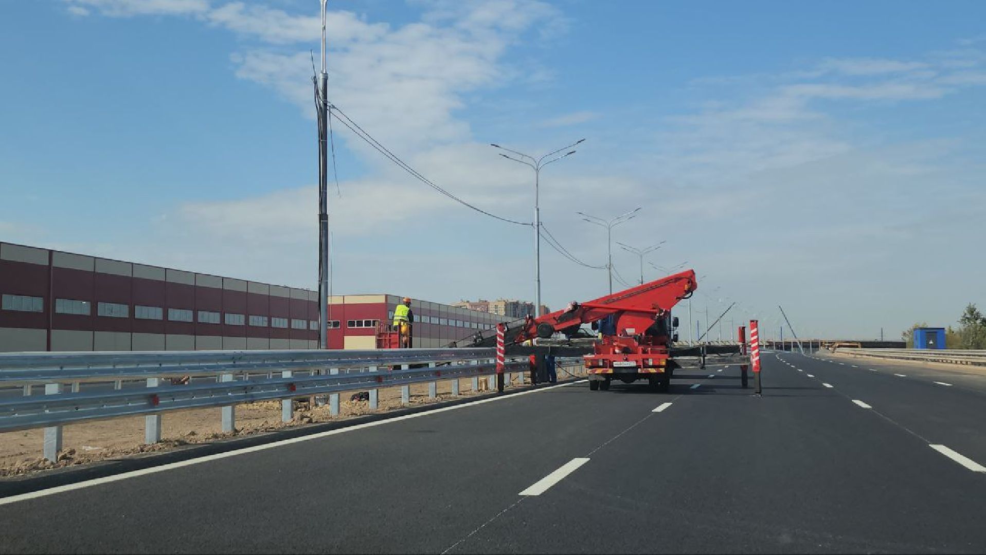 Строительство, автодорога, Урал М5, строители,