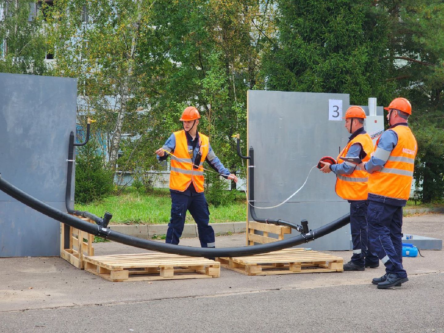 можайск, можайский городской округ, подмосковье, газ, утечка газа, учебно-тренировочные занятия, Мособлгаз, отработка действий,