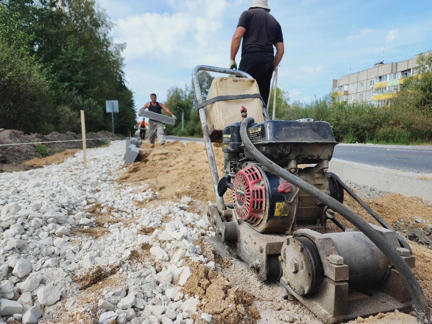 Егорьевск, Подмосковье, Тротуары, Бордюры, саввино, Московская область,