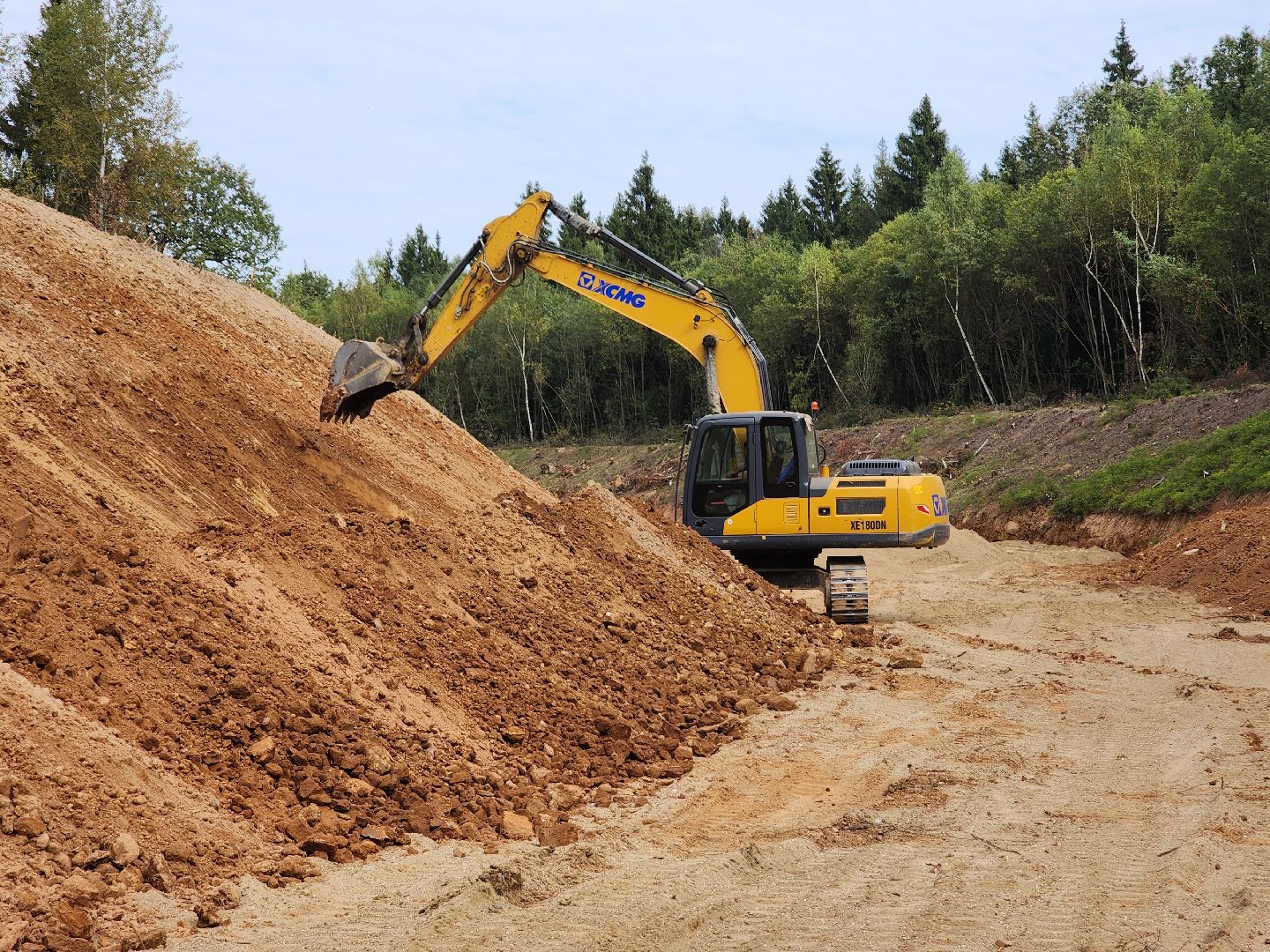 Дорога,строительство дороги, объездная дорога, тучково, руза, рузский городской округ, московская область,