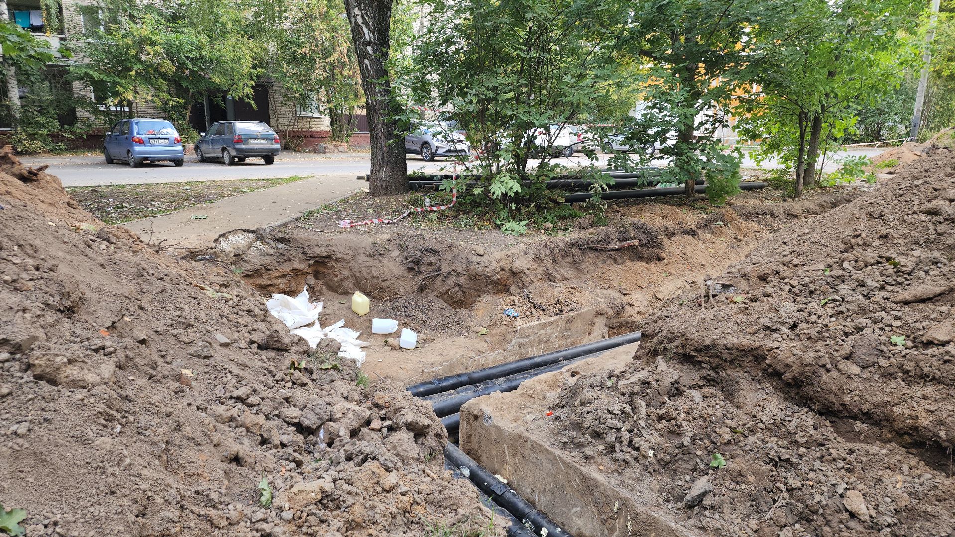 пушкино, ремонт тепловых сетей, кудринка, начало отопительного сезона, тепловая камера, тепловой контур,