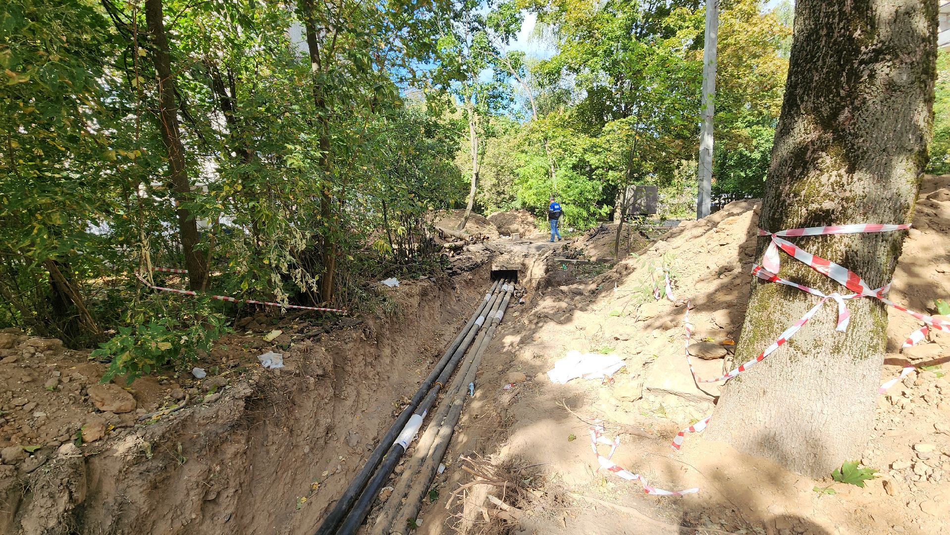 пушкино, ремонт тепловых сетей, кудринка, начало отопительного сезона, тепловая камера, тепловой контур,