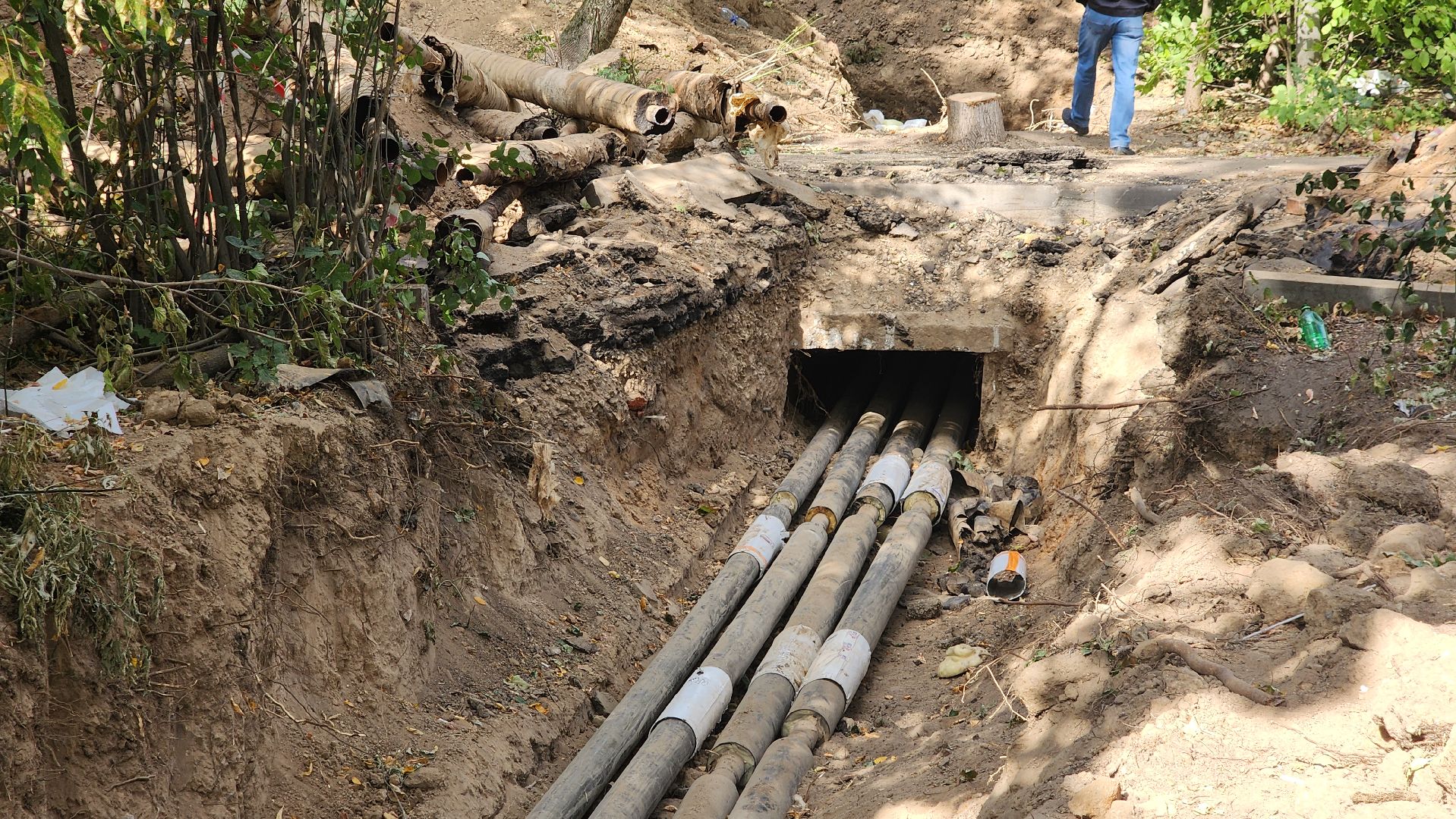 пушкино, ремонт тепловых сетей, кудринка, начало отопительного сезона, тепловая камера, тепловой контур,