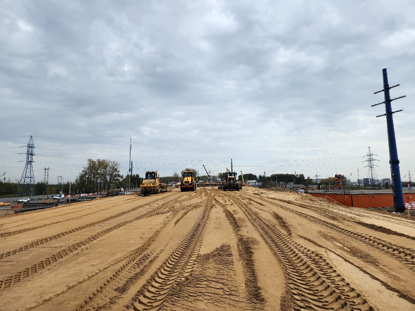 реконструкция каширского шоссе, развязка каширского и володарского шоссе, строительство новых съездов, каширское шоссе, ленинский округ, строительство дорог,