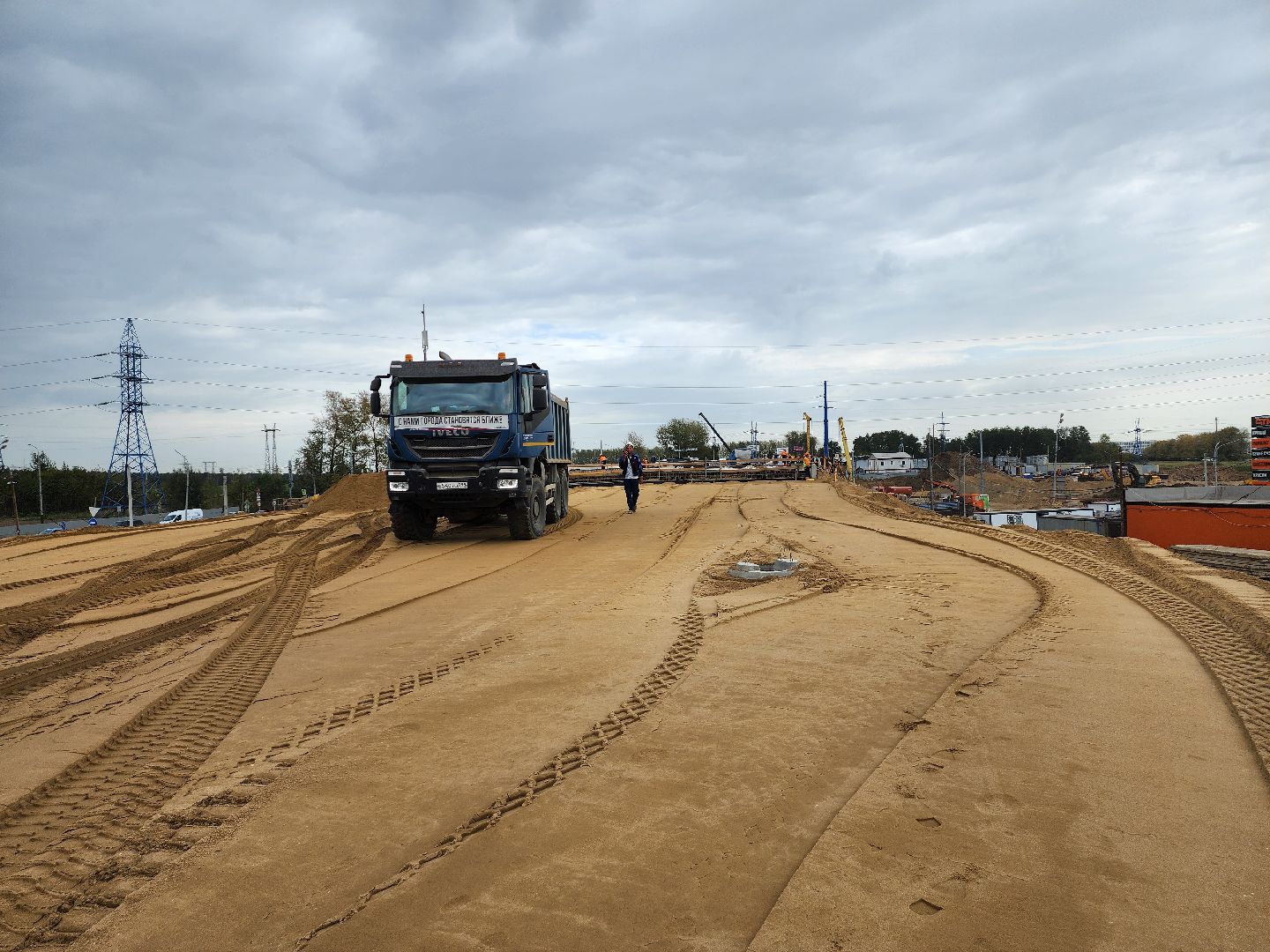 реконструкция каширского шоссе, развязка каширского и володарского шоссе, строительство новых съездов, каширское шоссе, ленинский округ, строительство дорог,