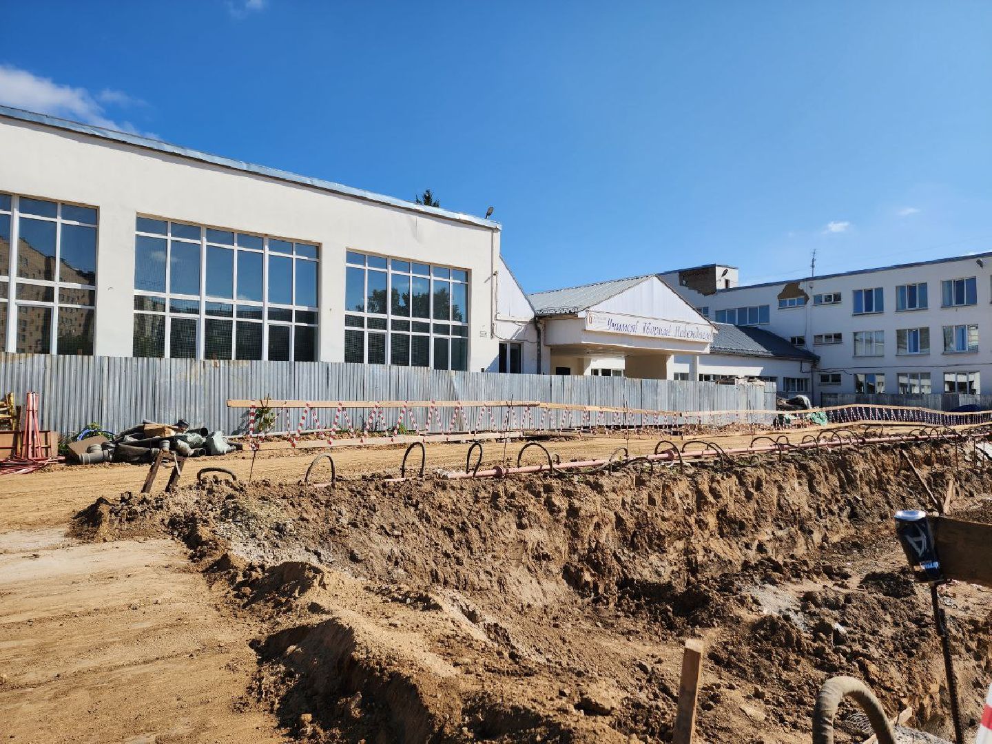 Солнечногорск, пристройка к школе, строители, Ученики, Учителя,