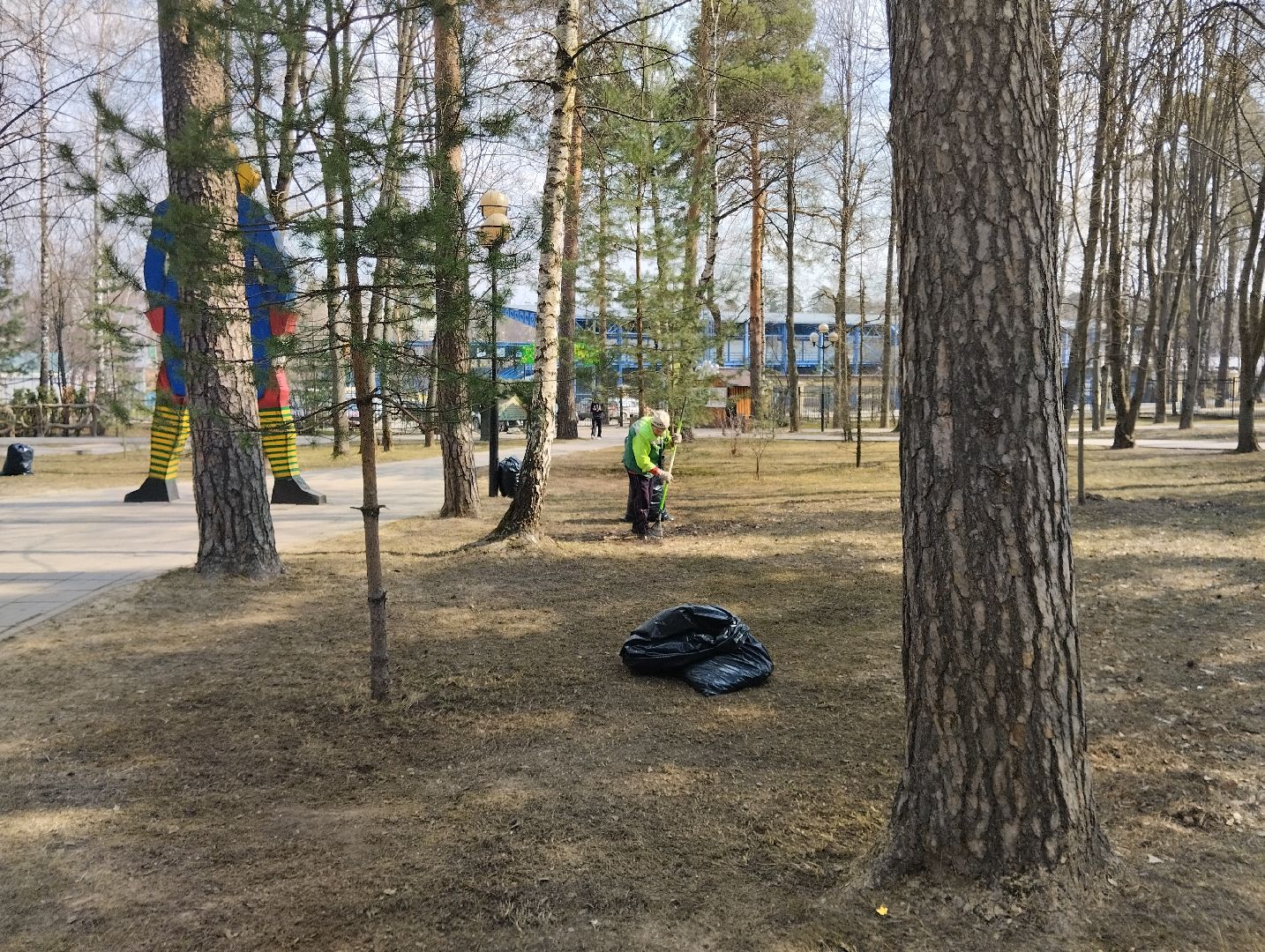парки, уборка