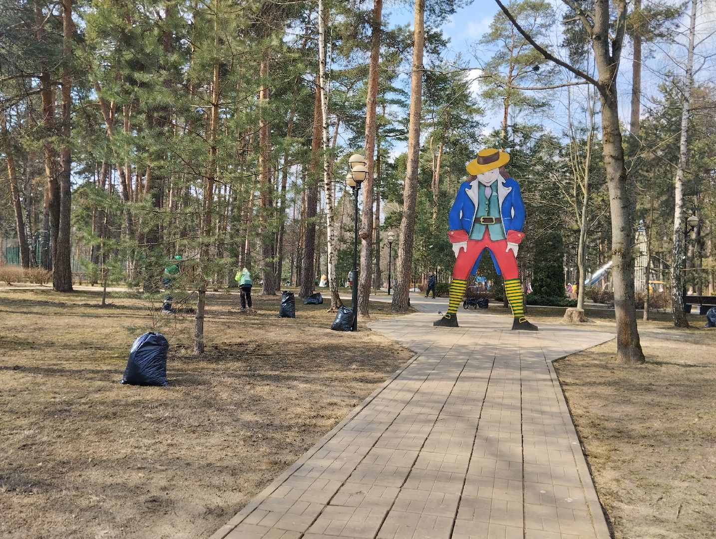 парки, уборка