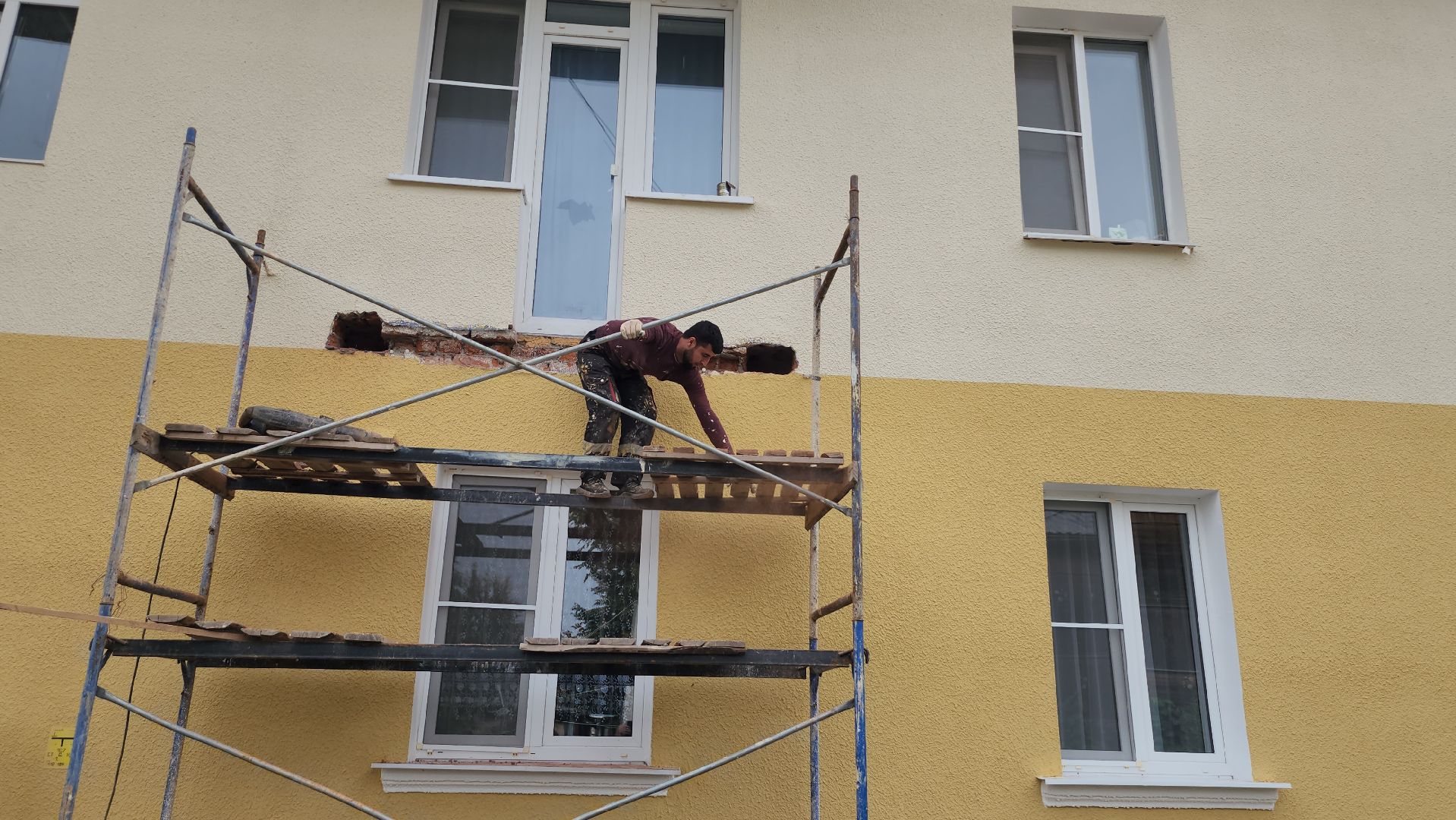 серпухов, улица калинина, капитальный ремонт, региональная программа, замена балконов,