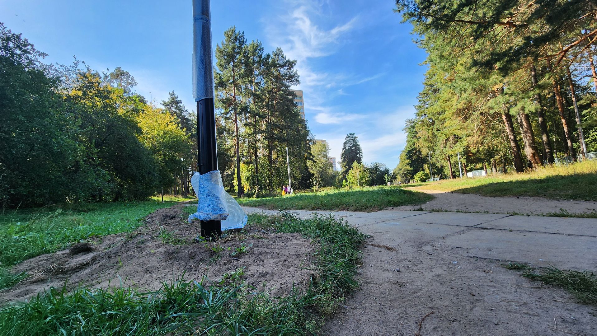 светлый город, освещение, протвино, улица дружбы, опоры освещения,