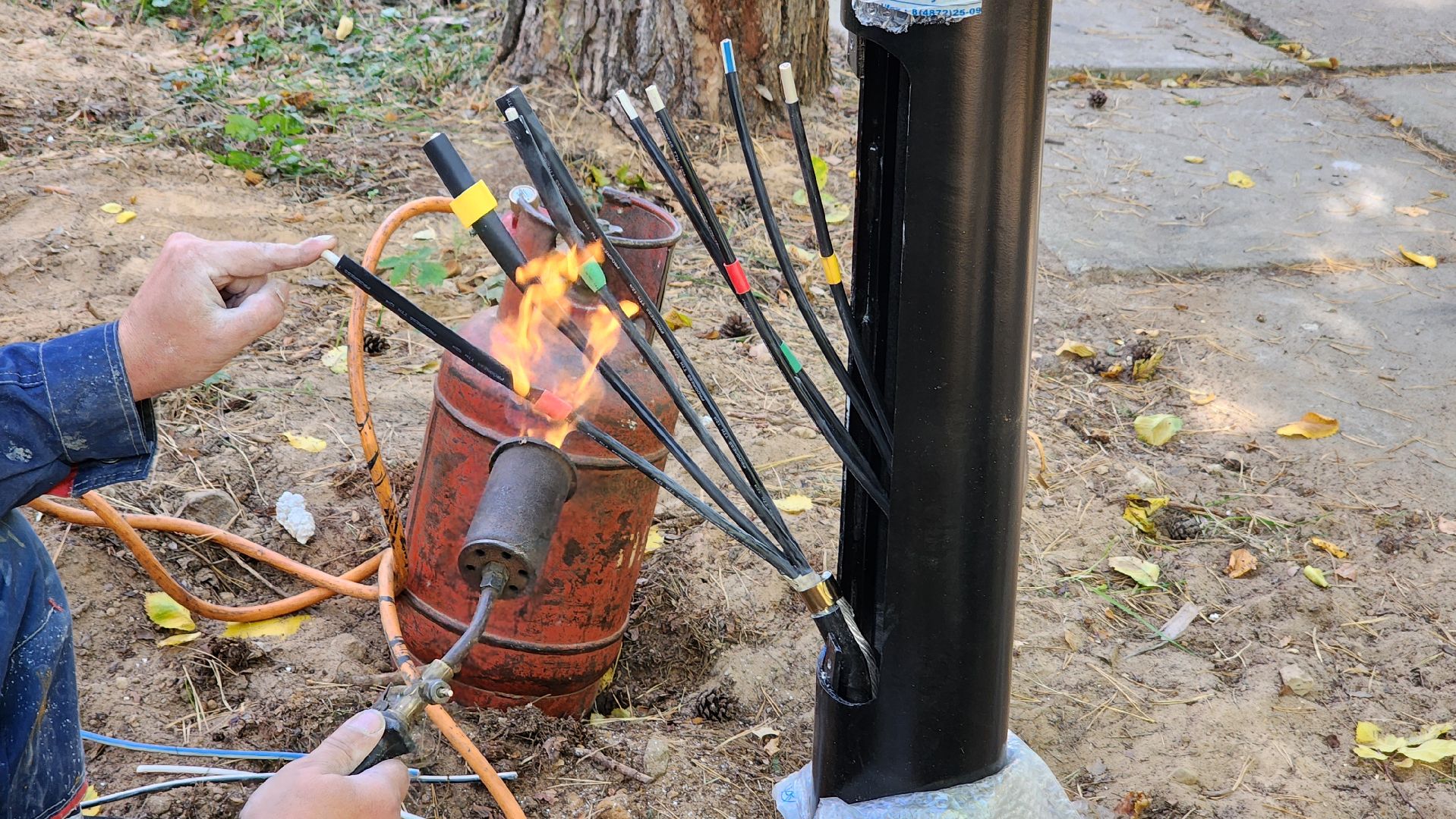 светлый город, освещение, протвино, улица дружбы, опоры освещения,