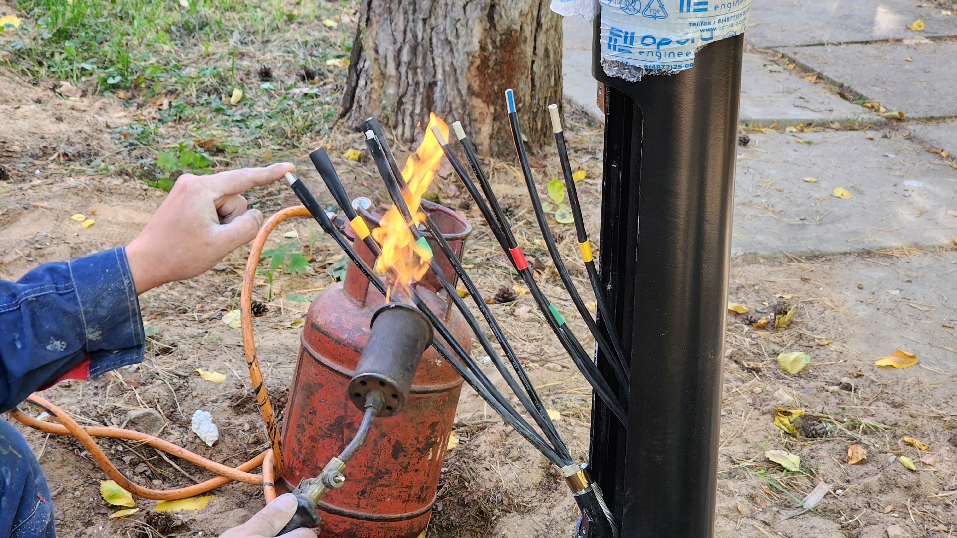 светлый город, освещение, протвино, улица дружбы, опоры освещения,