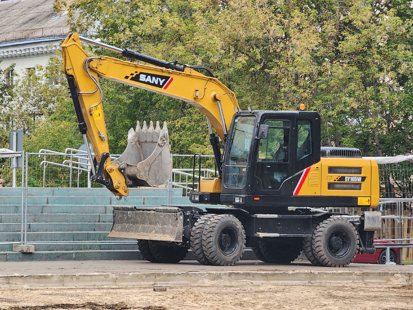 Дубна, Благоустройство, дк октябрь, Демонтаж,