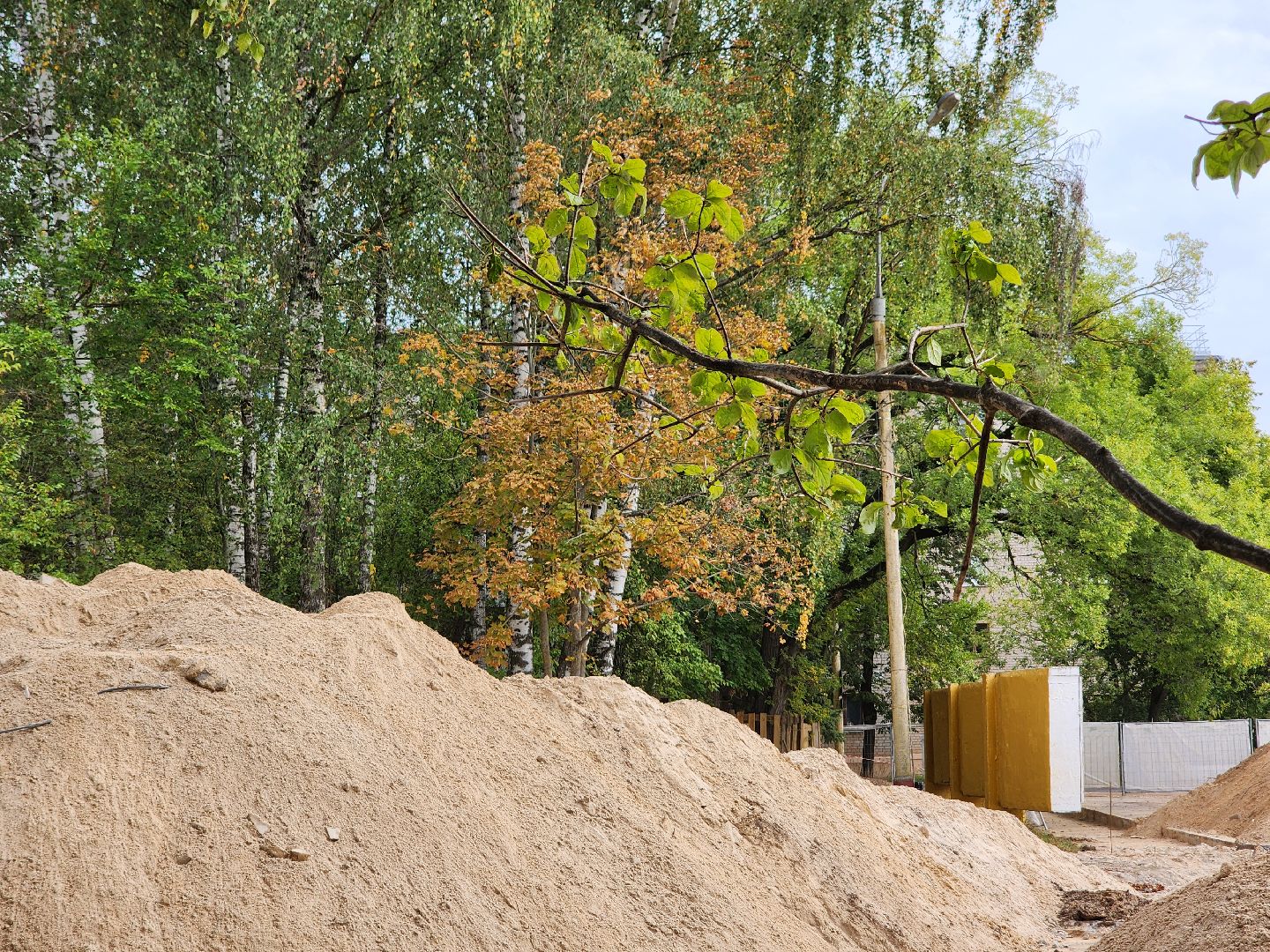 Дубна, Благоустройство, дк октябрь, Демонтаж,