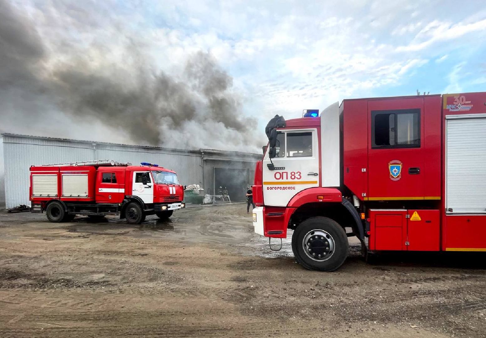 Пожар, МЧС, Возгорание, Сергиев Посад,